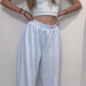 baby blue sweatpants